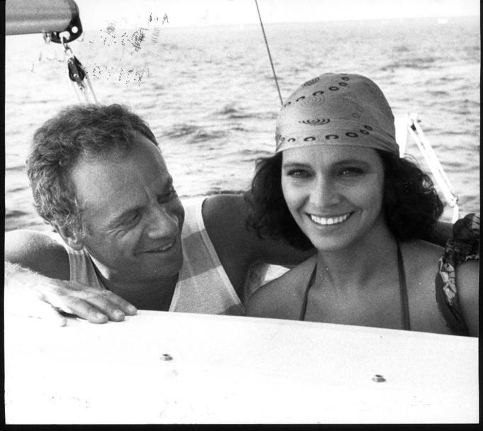 Con Johnny Dorelli in Mi faccio la barca, di Sergio Corbucci